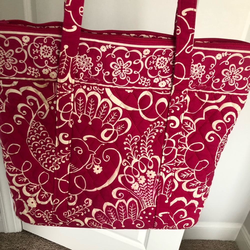 Vera Bradley Tote “Twirly Birds Pink”